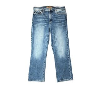 Joe’s Jeans the Callie high rise cropped boot faded medium rinse size 29